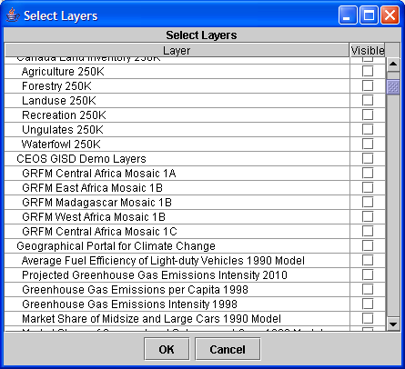 Selecting Layers