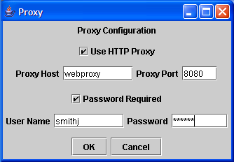 Proxy Configuration